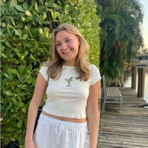 Reformation Martini Baby Tee